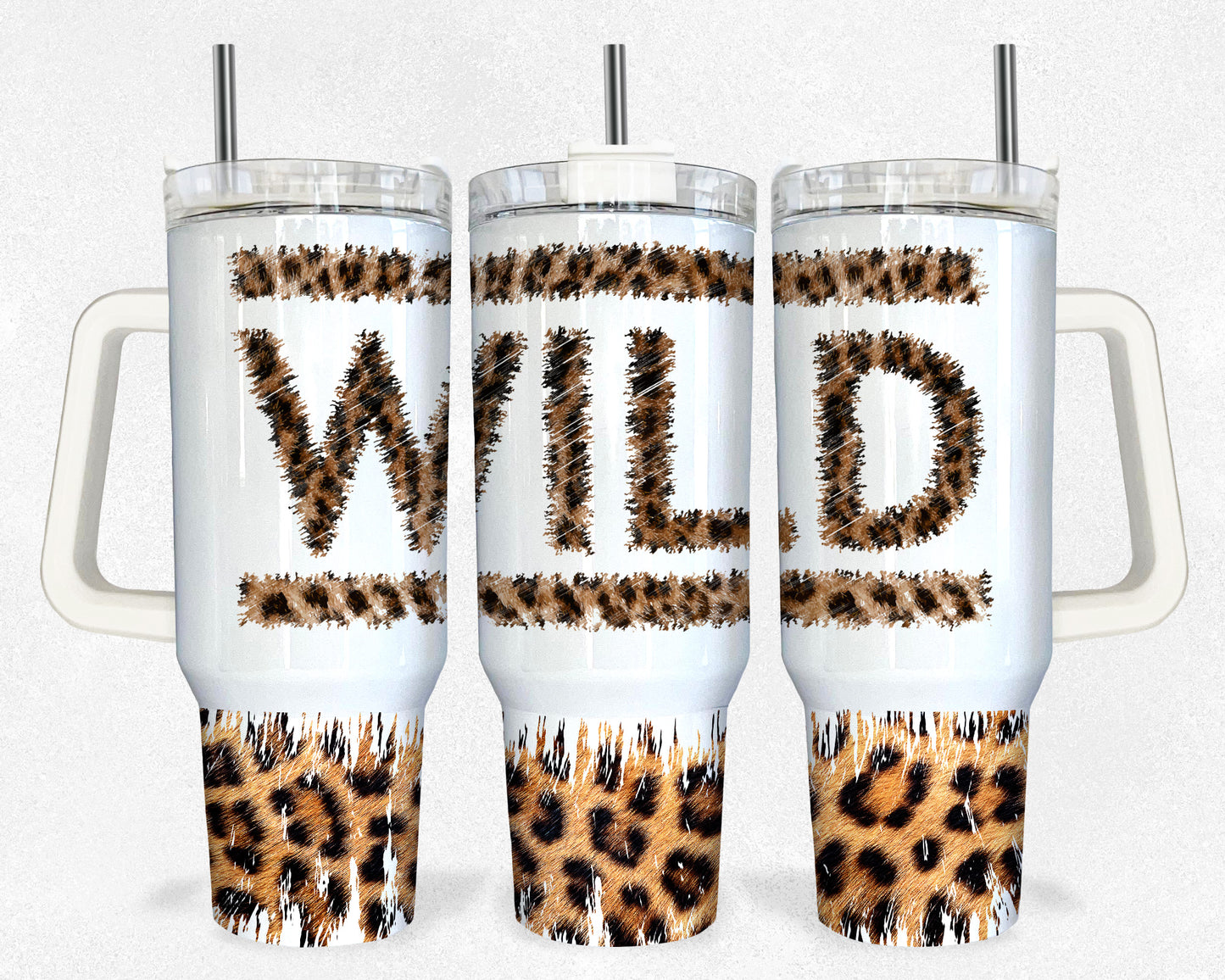 Wild Cheetah---- 40 oz Tumbler