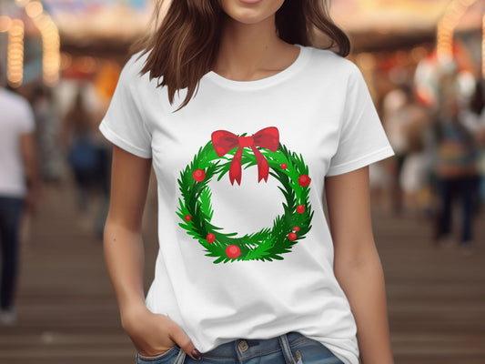 Wreath (Christmas T-shirt)