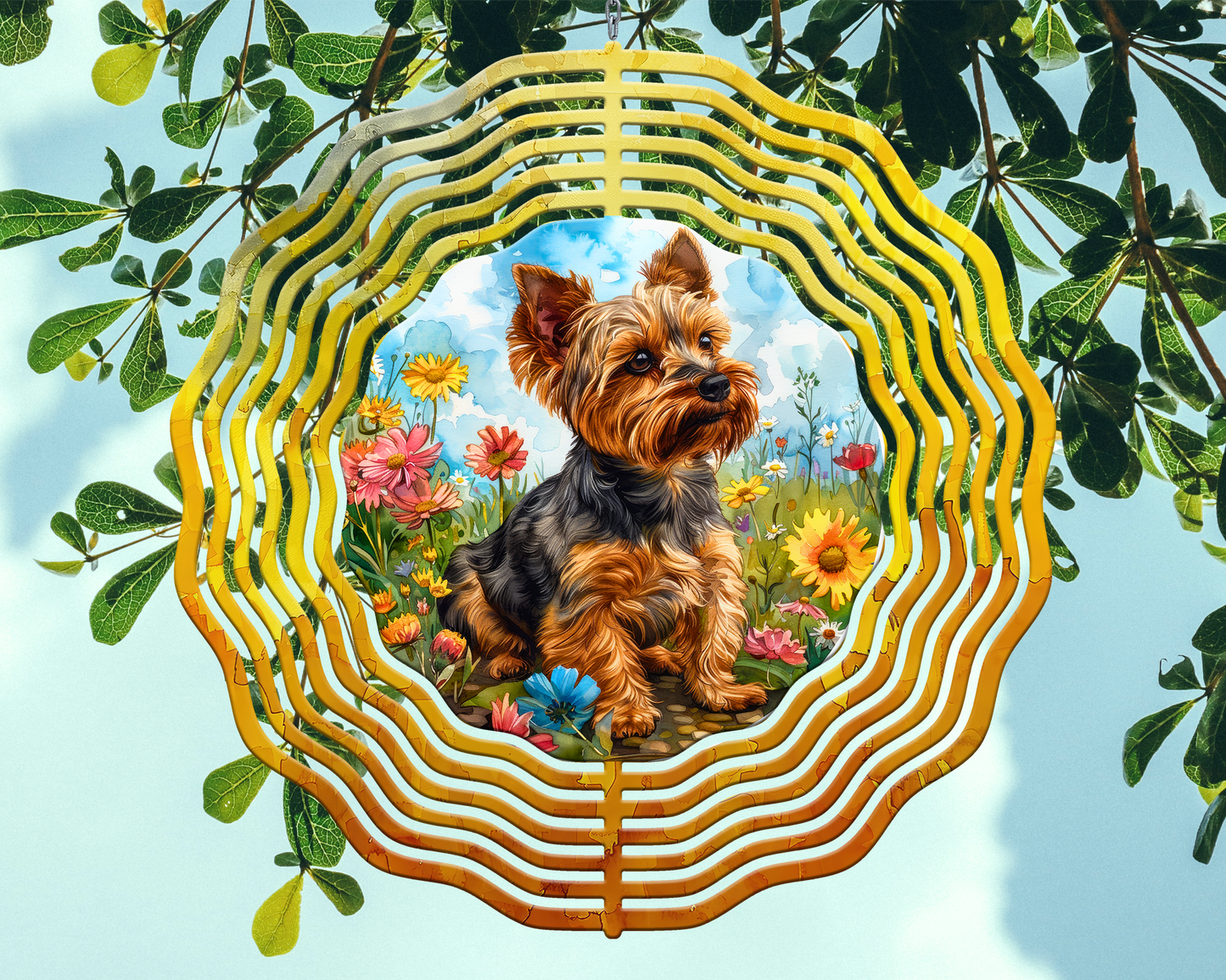 Yorkshire Terrier Wind Spinner