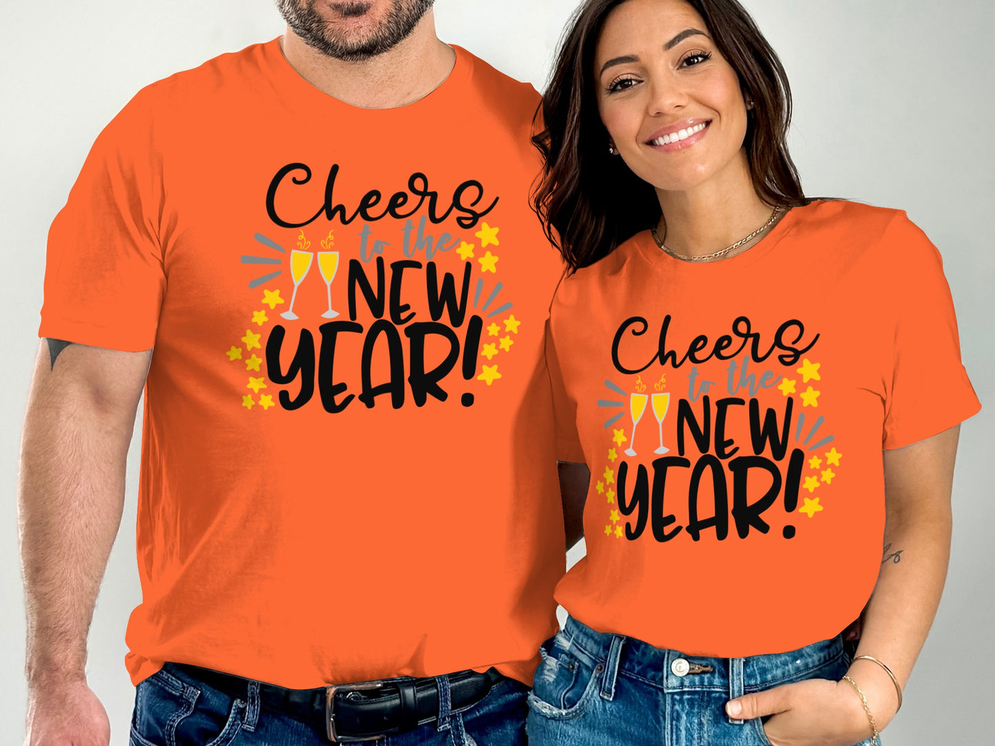 Cheers to the New Year Graphic T-Shirt