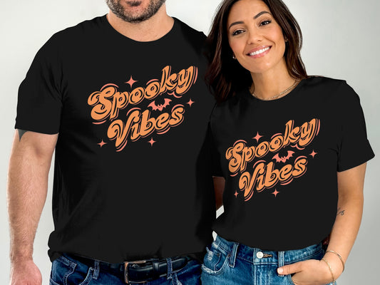 Spooky Vibes Graphic Design Halloween Themed Product Type