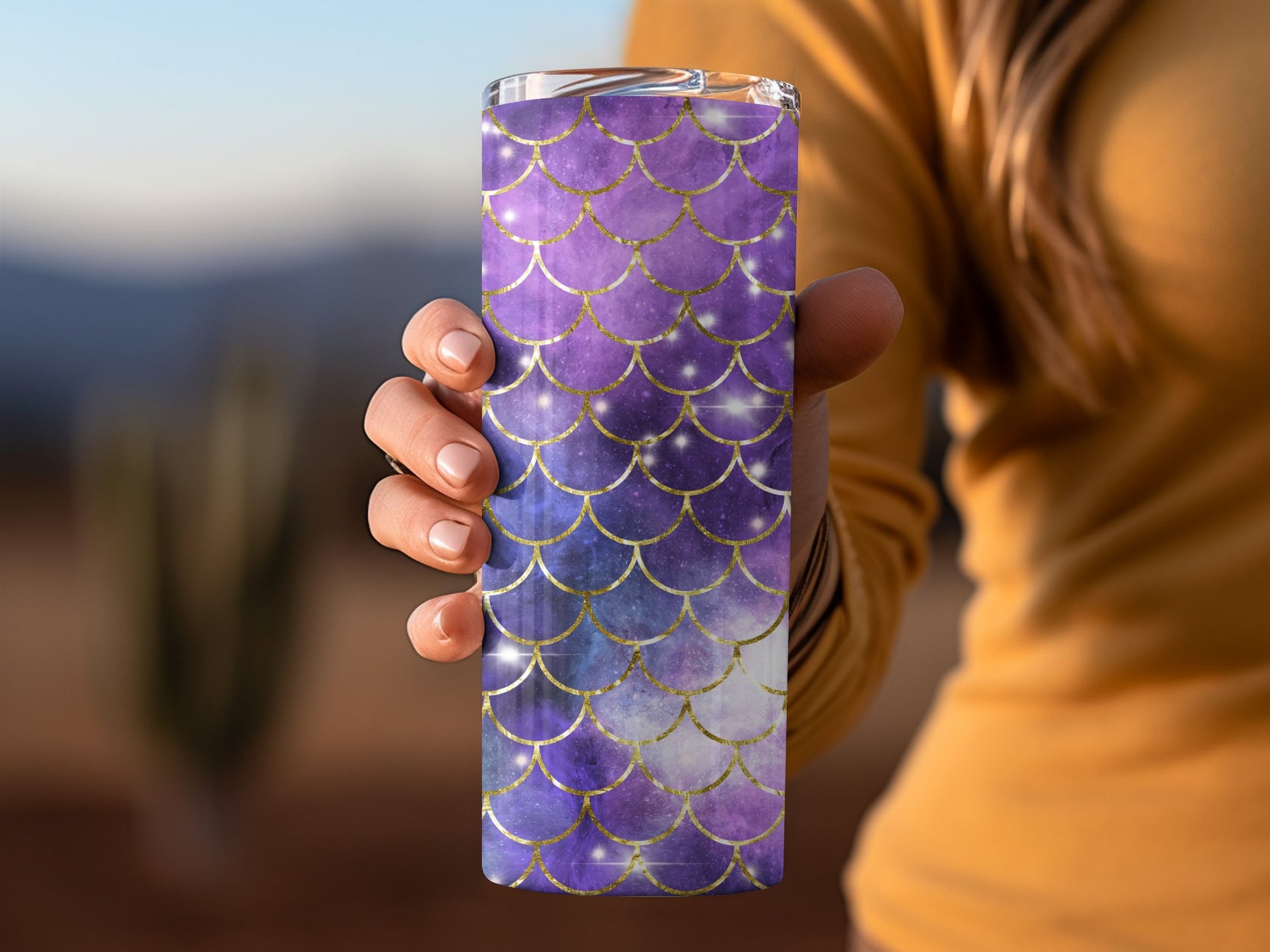 Purple Scales Design Tumbler Insulated Drinkware product