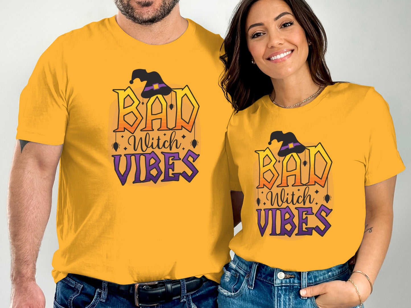 Bad Witch Vibes Orange T-Shirt product