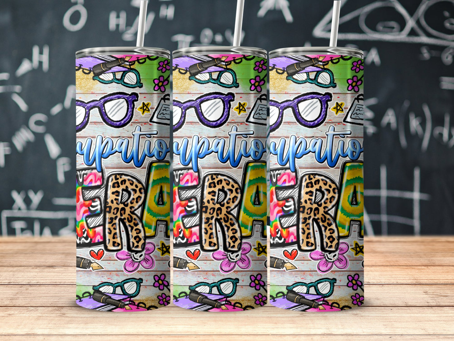 Colorful Eyeglasses Themed Insulated Tumbler product