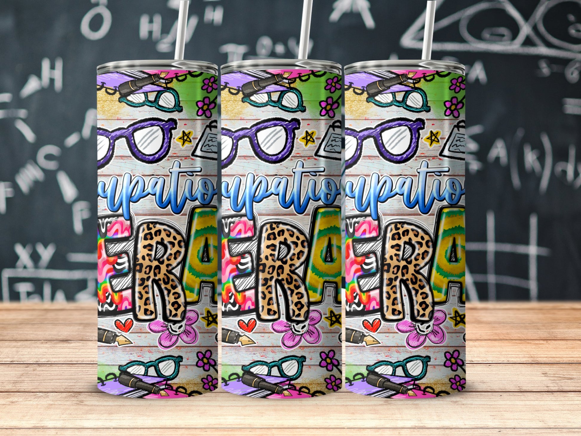 Colorful Eyeglasses Themed Insulated Tumbler product