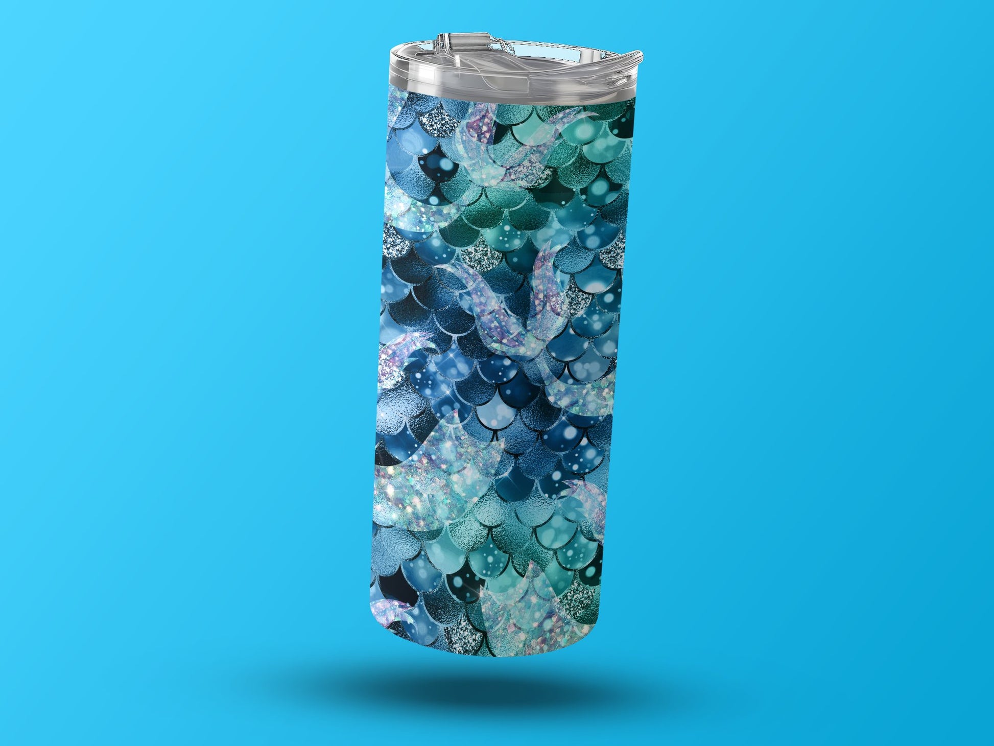 Mermaid Scales Print Insulated Tumbler Product