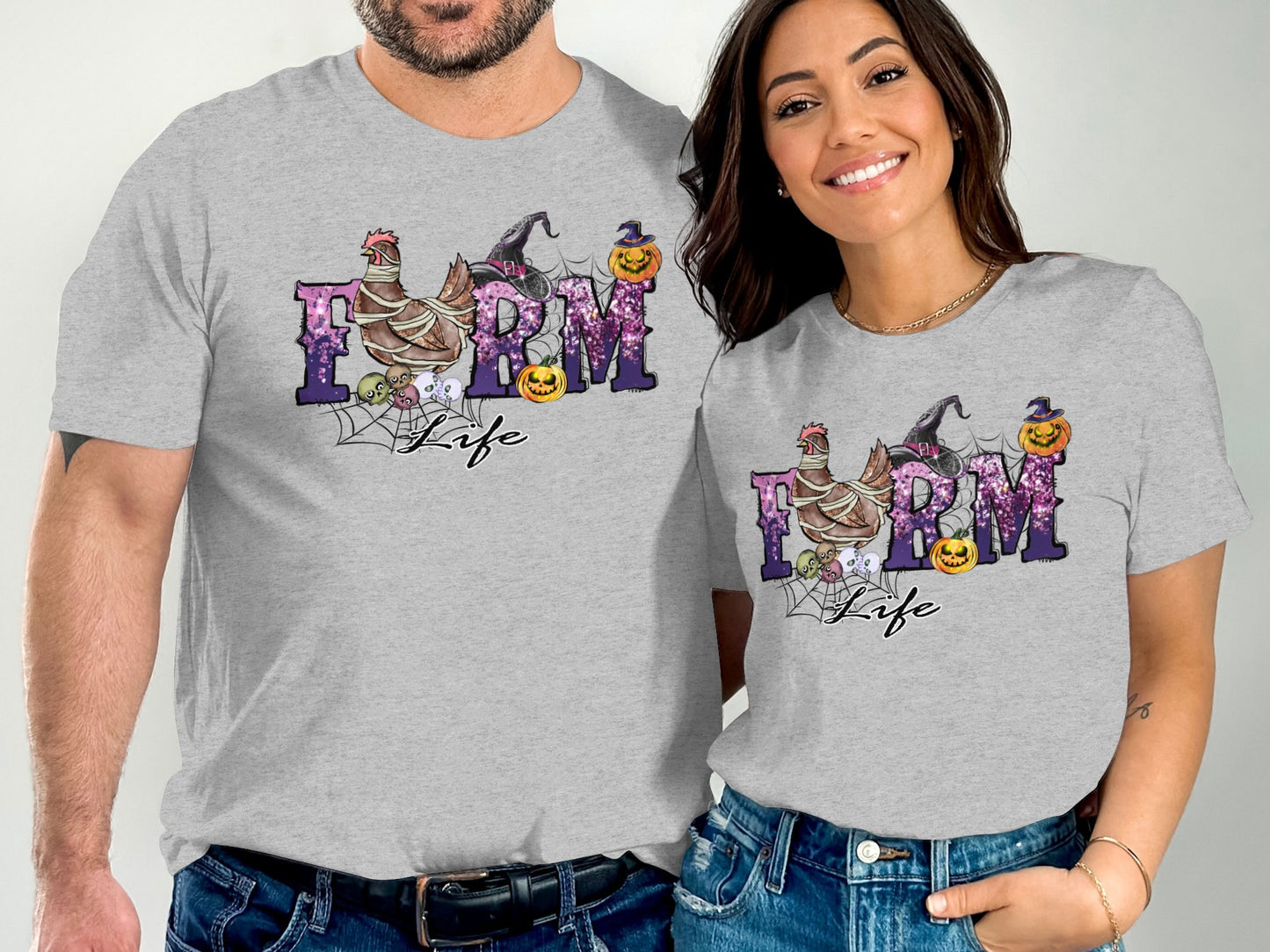 Farm Life Halloween Themed Graphic T-Shirt product