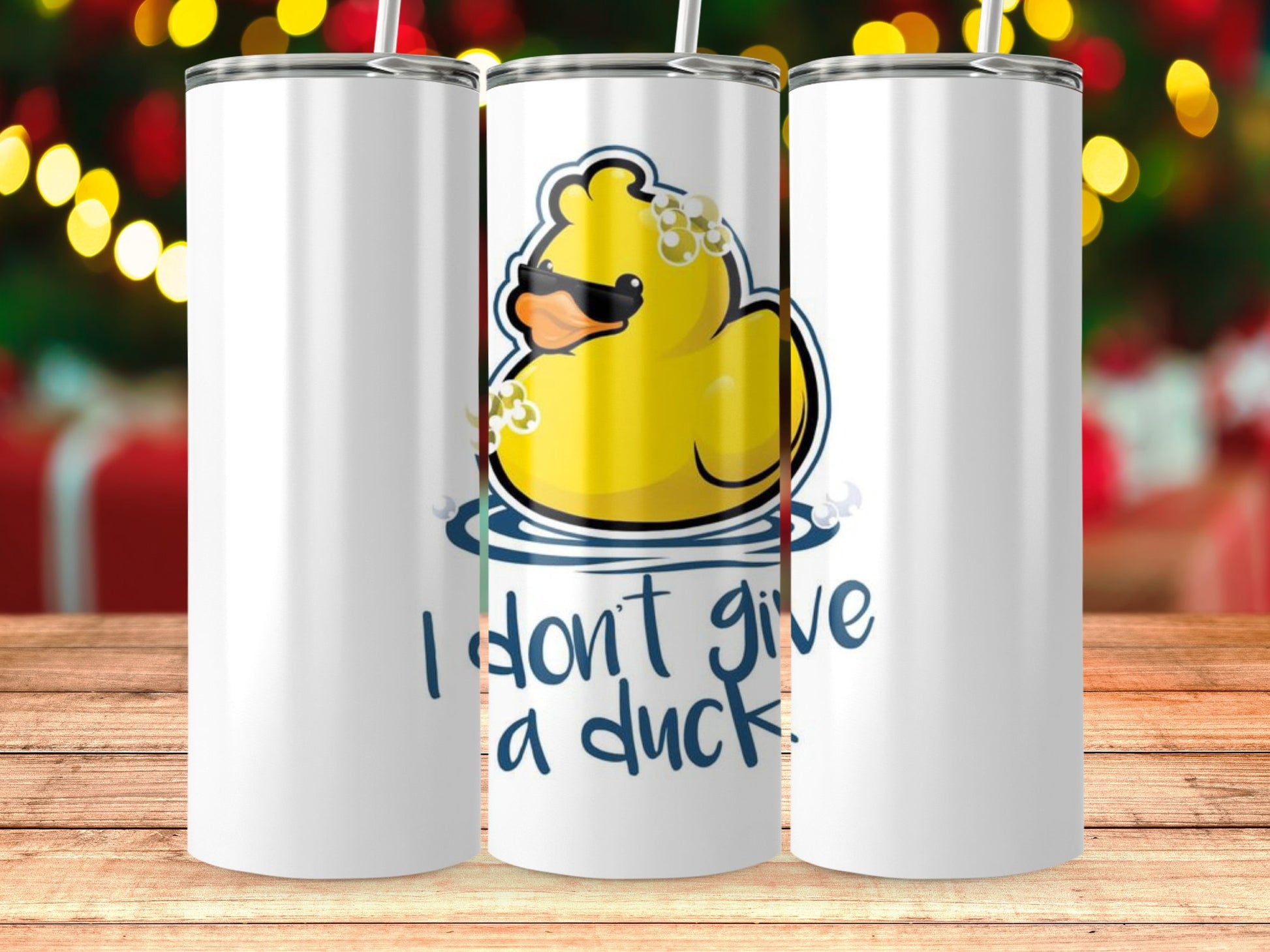 I Don't Give a Duck Funny Insulated Tumbler product type