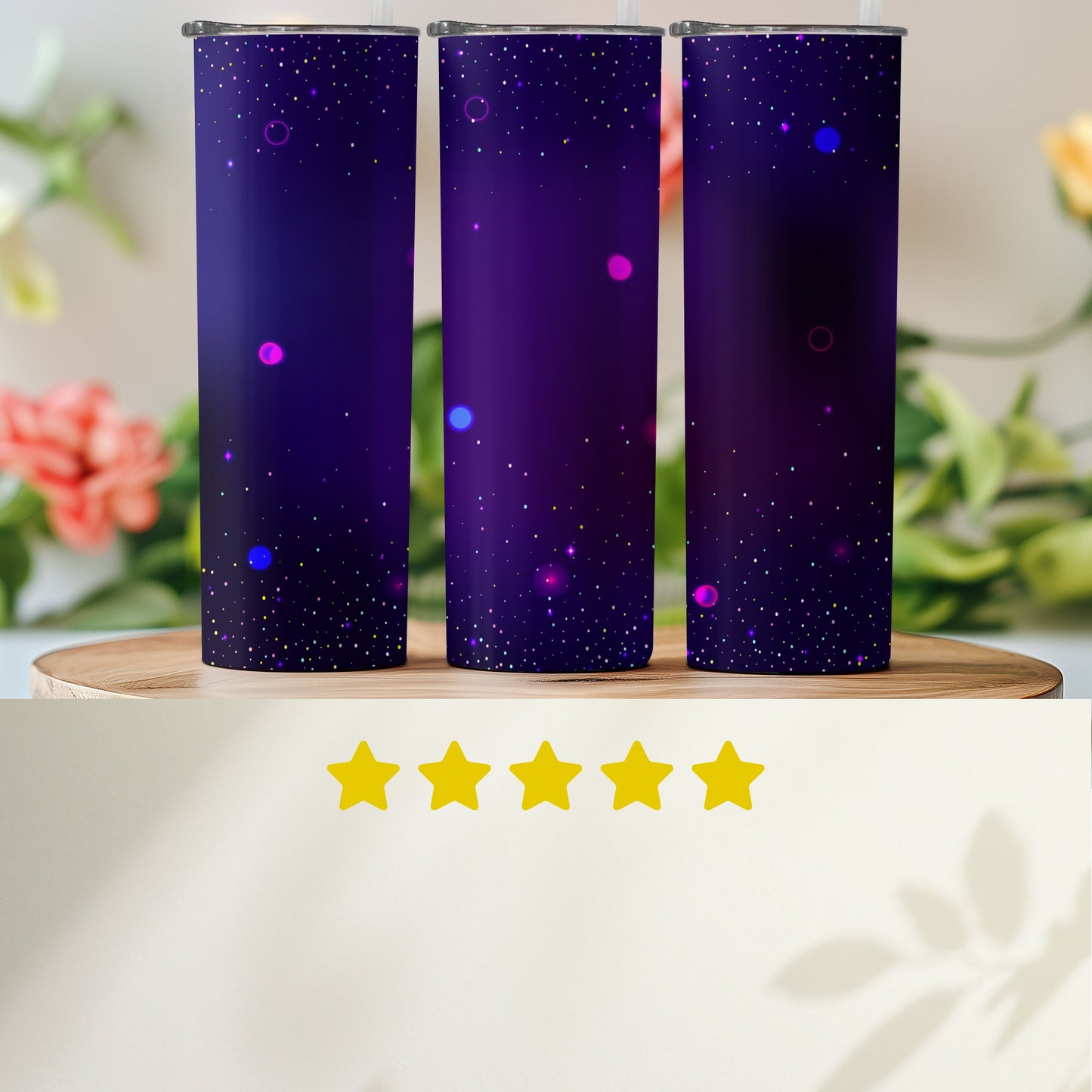 Starry Night Sky Pattern Tall Drinkware product type