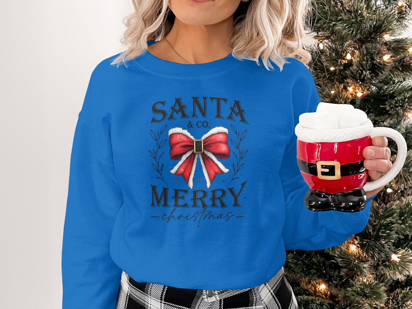 Santa and Co Merry Christmas Festive Sweatshirt