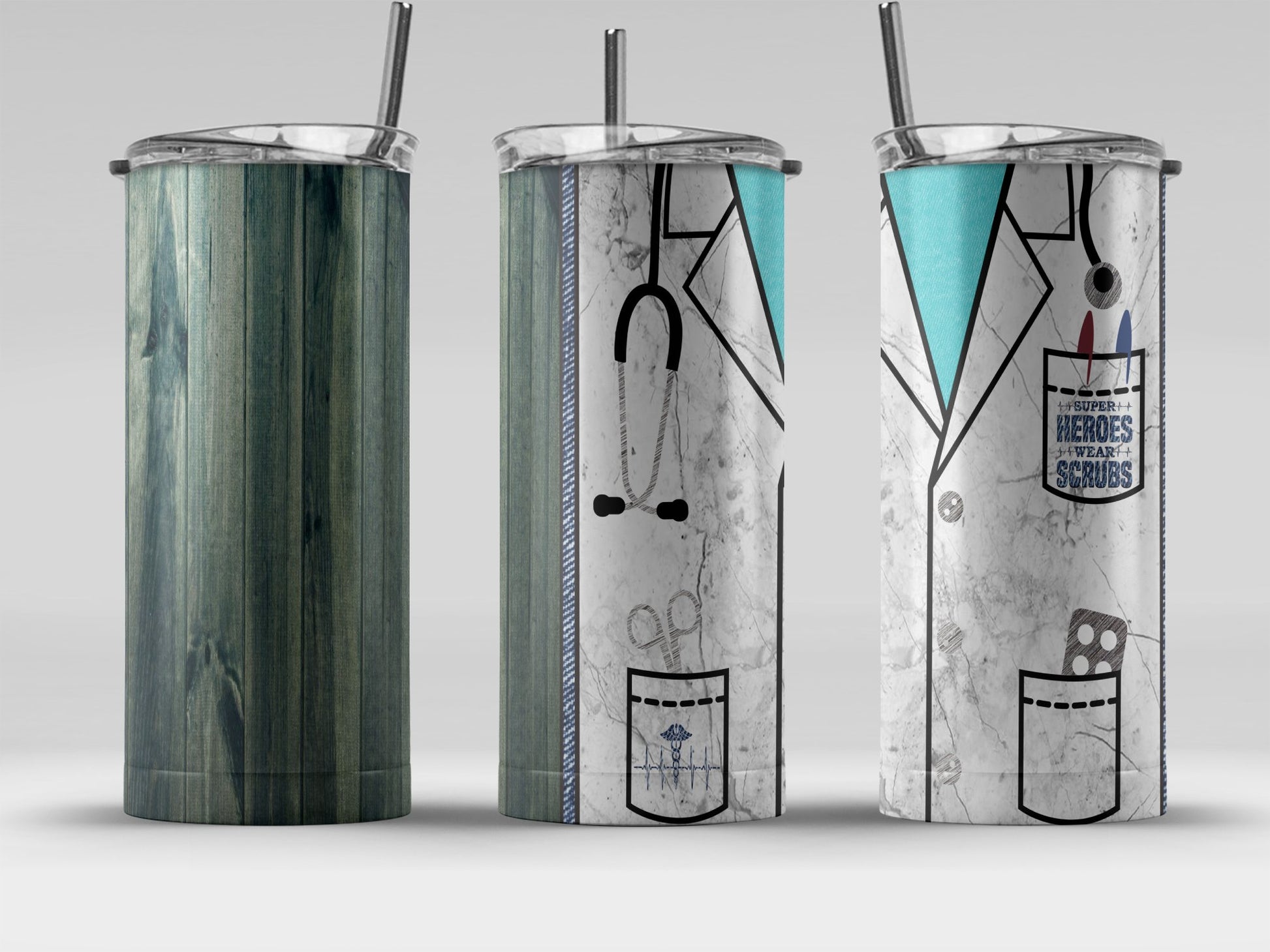 Medical Themed Tumbler with Stethoscope Design product type