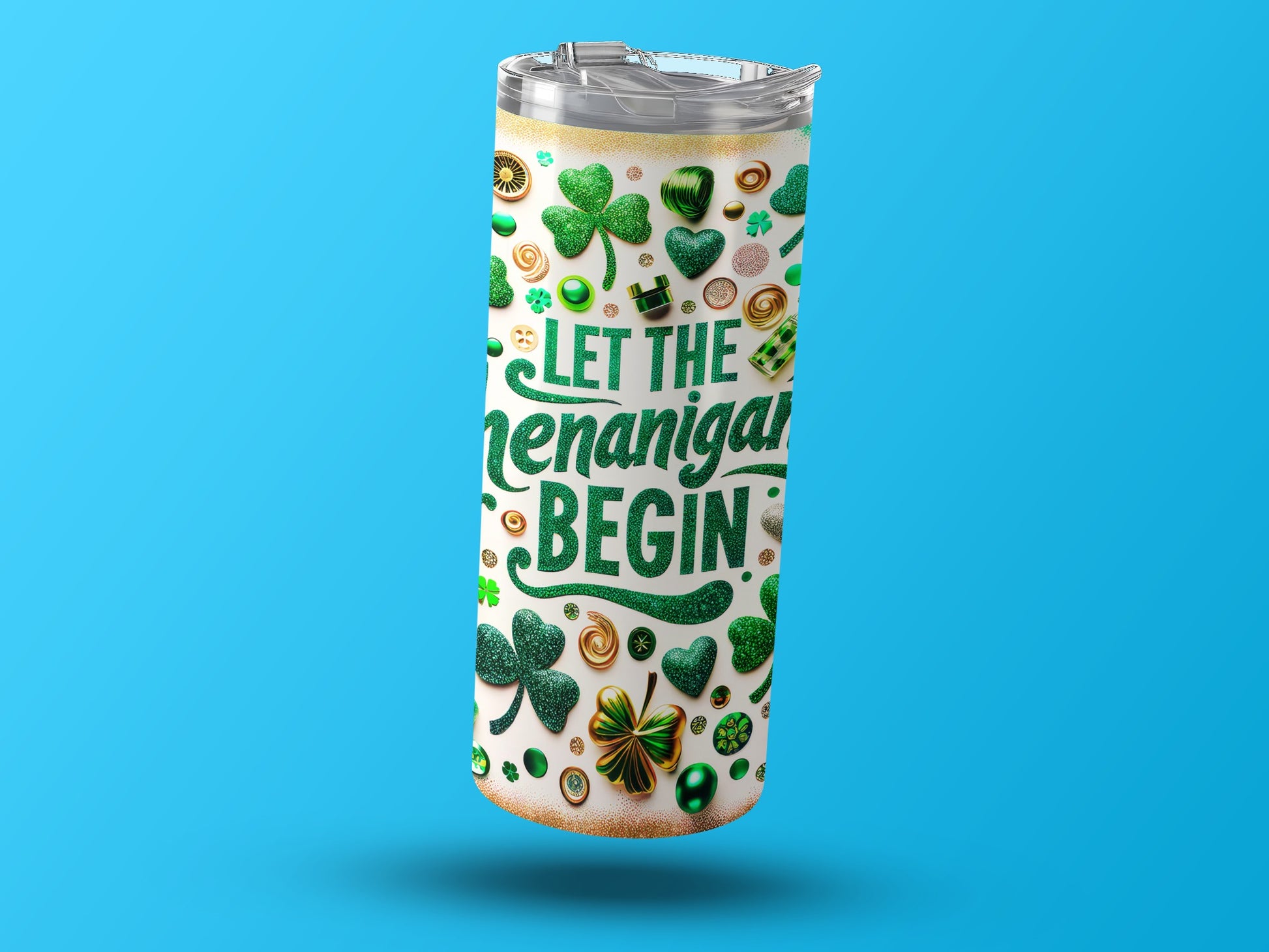 Let The Shenanigans Begin Irish Themed Tumbler