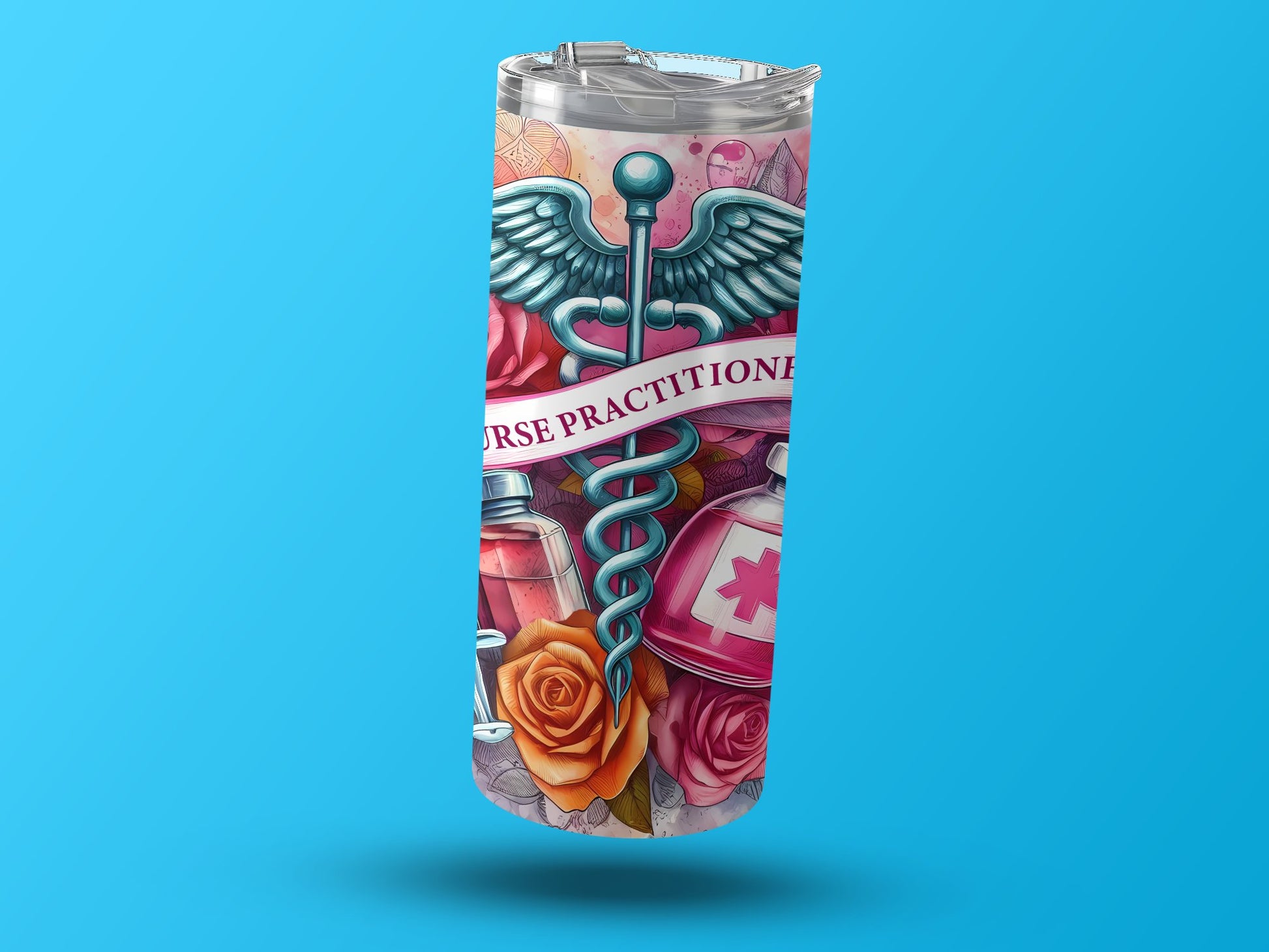 Nurse Practitioner Themed Tumbler Insulated Drinkware product