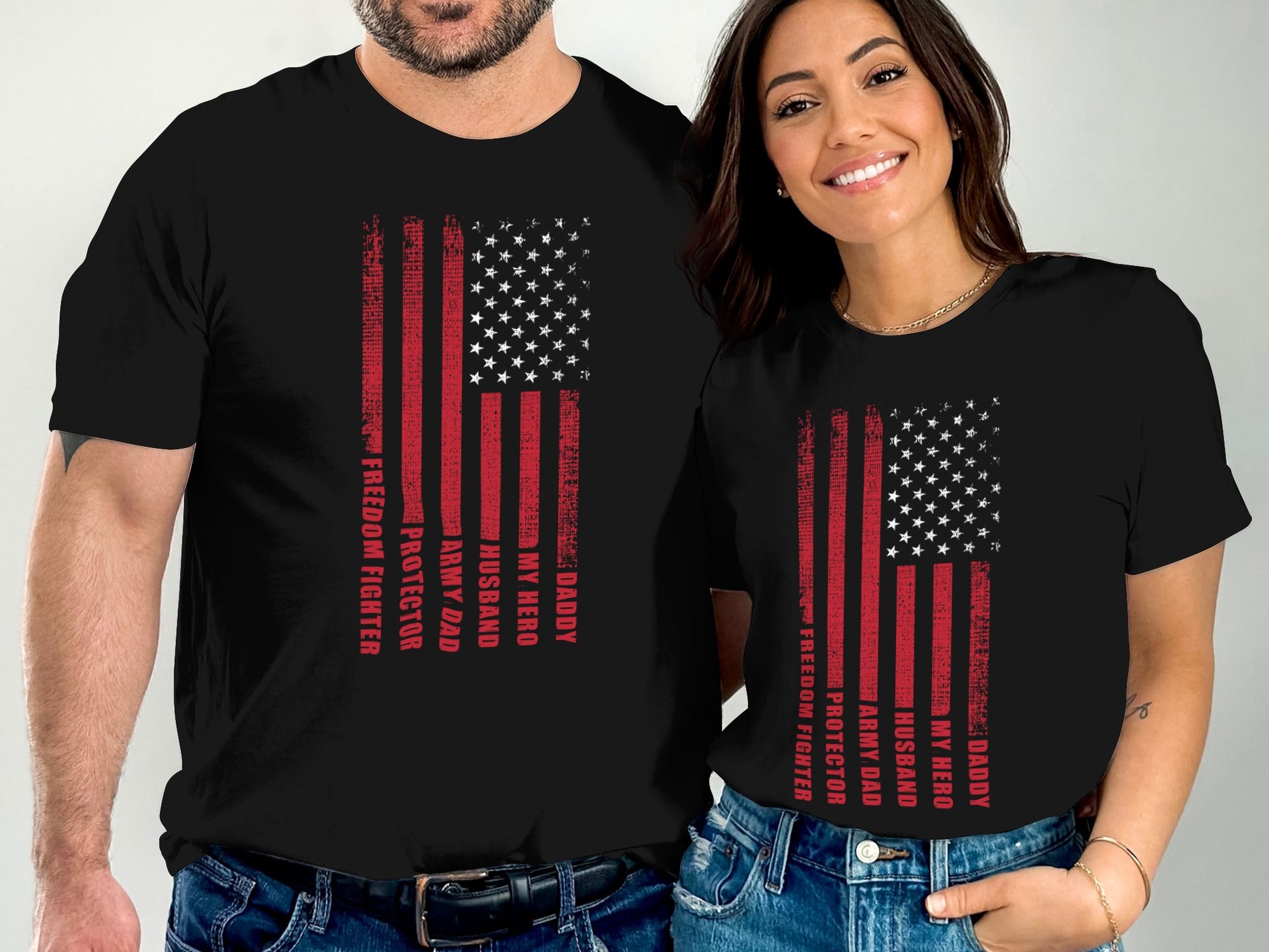 Freedom Fighter Protector Daddy Husband Dad T-shirt product