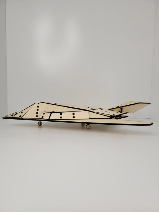 Detailed Wooden Aircraft Model Kit for Enthusiasts