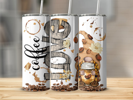 Coffee Love Themed Tall Insulated Tumbler product