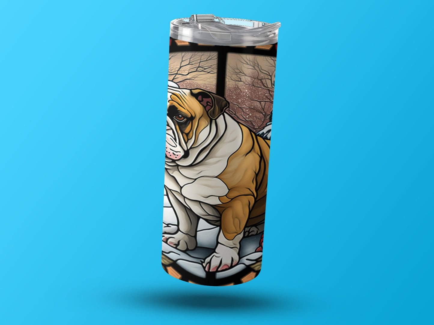 Adorable Bulldog Art Insulated Tumbler Product Type
