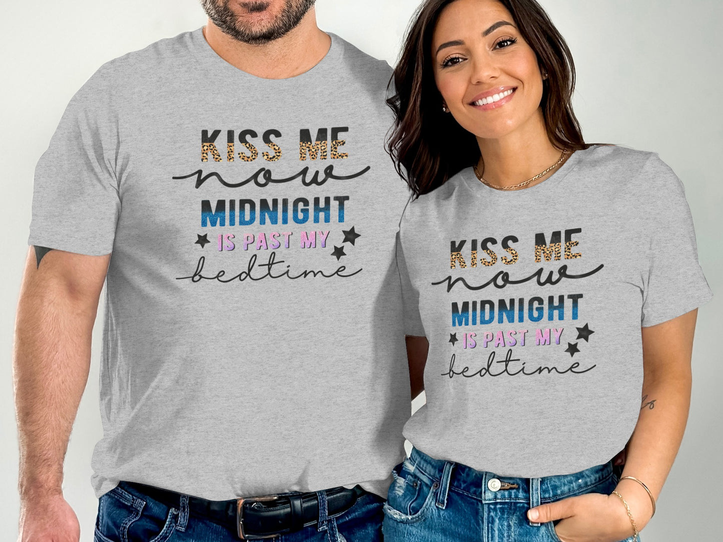 Kiss Me Now Midnight Is Past My Bedtime Shirt