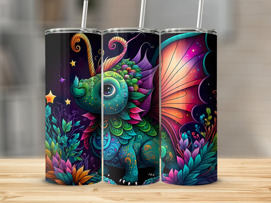 Cute Colorful Fantasy Dragon Design Tumbler product type
