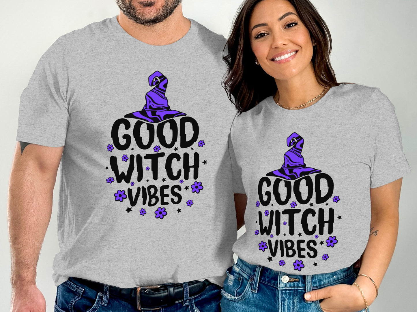 Good Witch Vibes Graphic Halloween Shirt product type