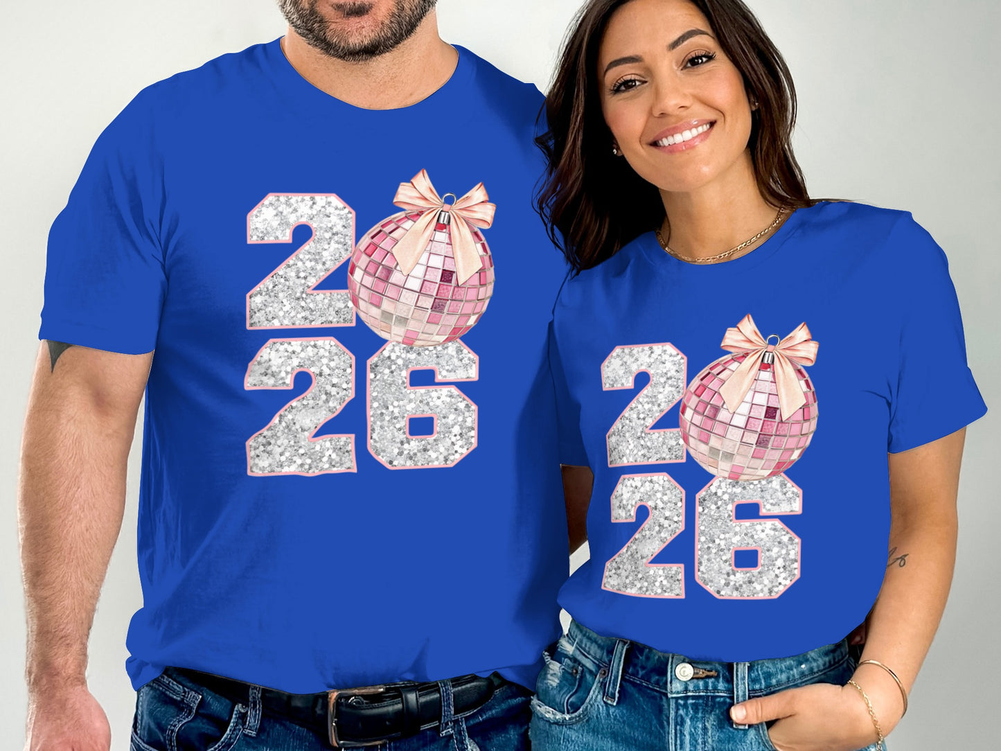 Festive 2026 Disco Ball Unisex Tee Shirt