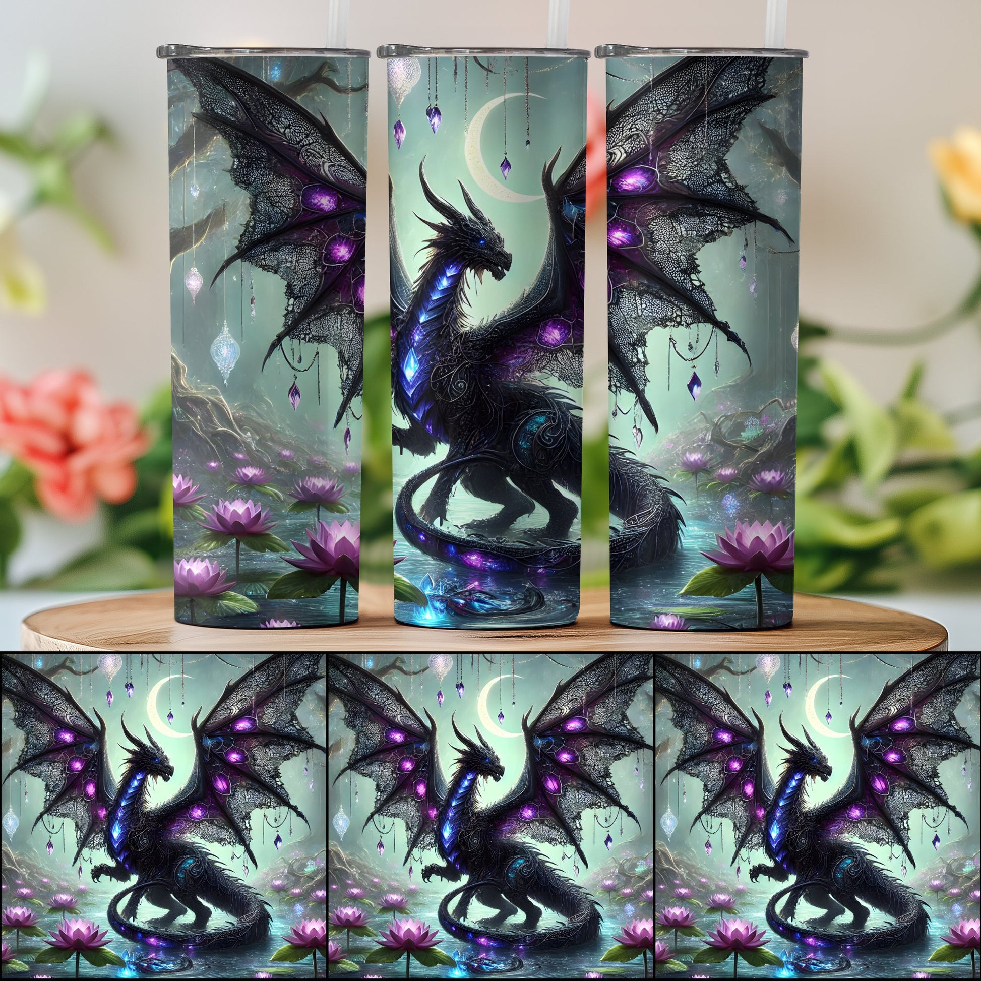 Enchanting Dragon Fantasy Art Tumbler Vibrant Drinkware product type