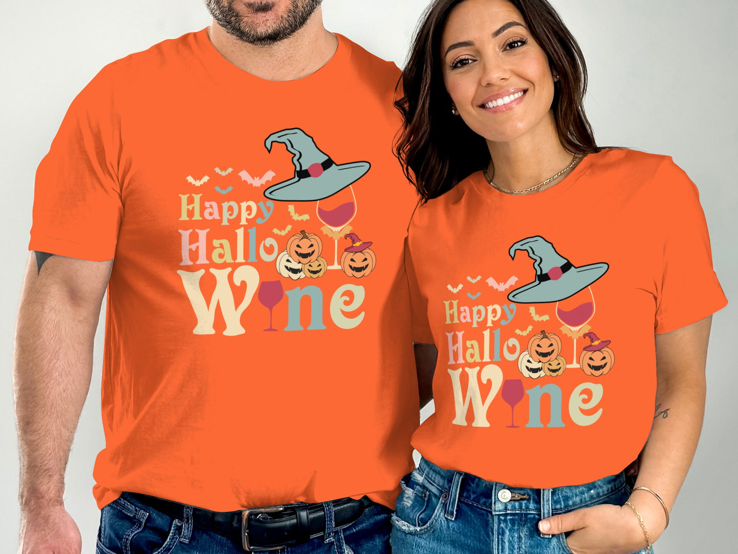 Happy HalloWine Graphic Short Sleeve Shirt product type