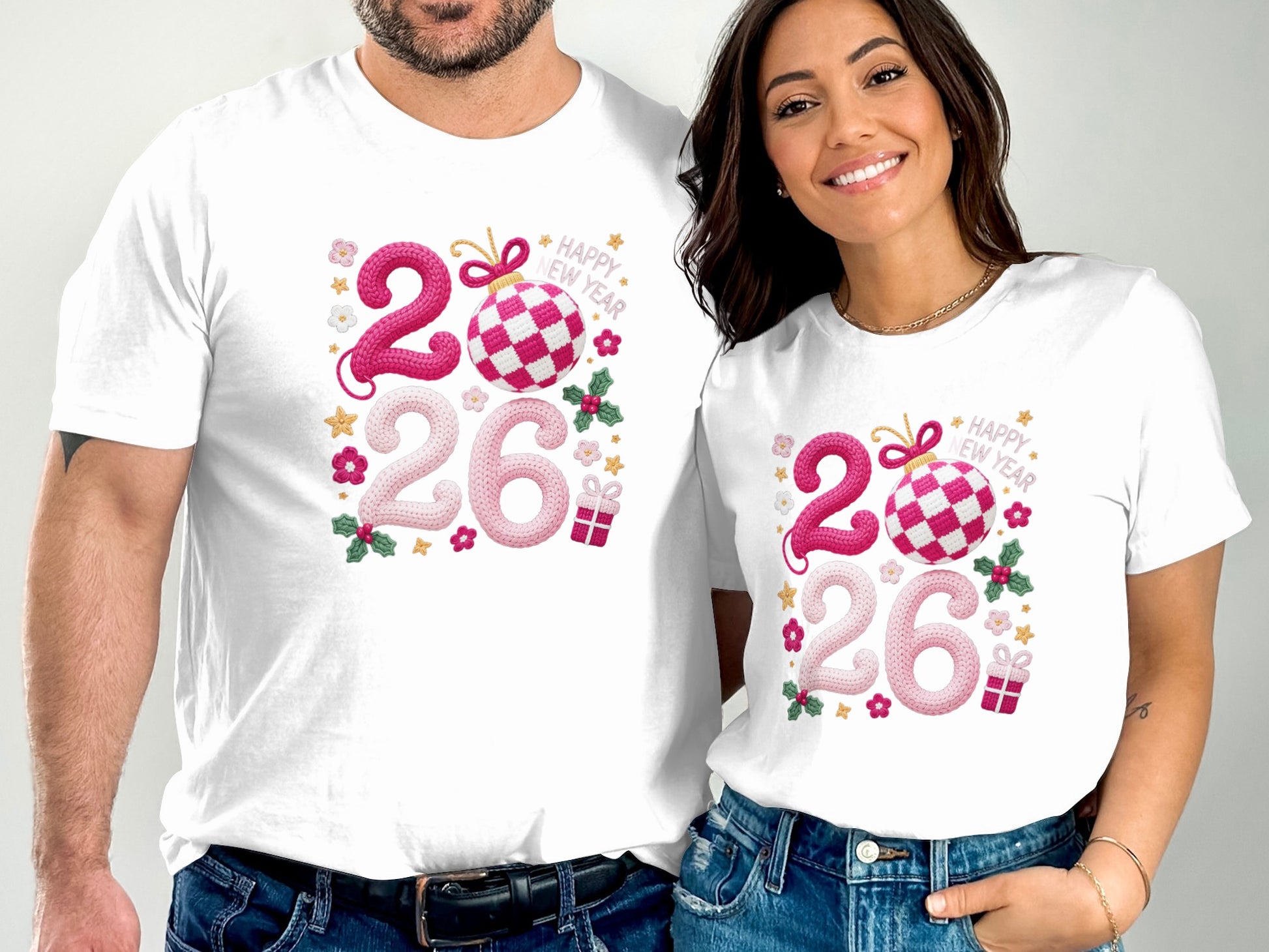 Happy New Year 2026 Graphic Tee Shirt