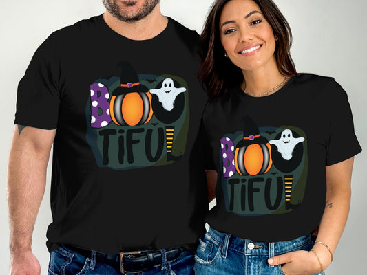 Halloween Boo-tiful Graphic Tee enthusiasts product