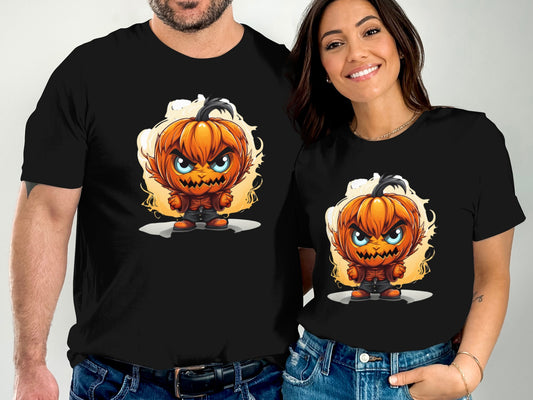 Cute Pumpkin Character Graphic Printed T-Shirt product