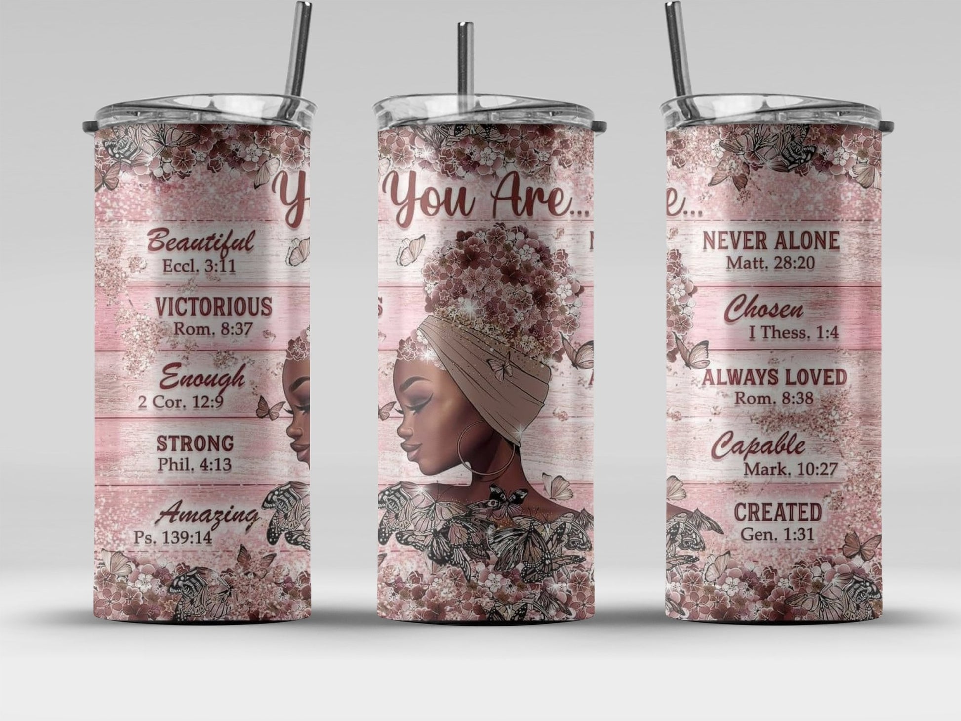 Affirmation Travel Mug Strong Beautiful Amazing product