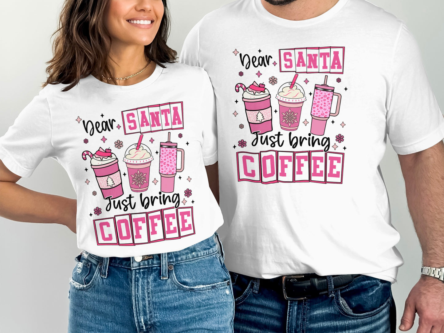 Dear Santa Just Bring Coffee T-shirt product