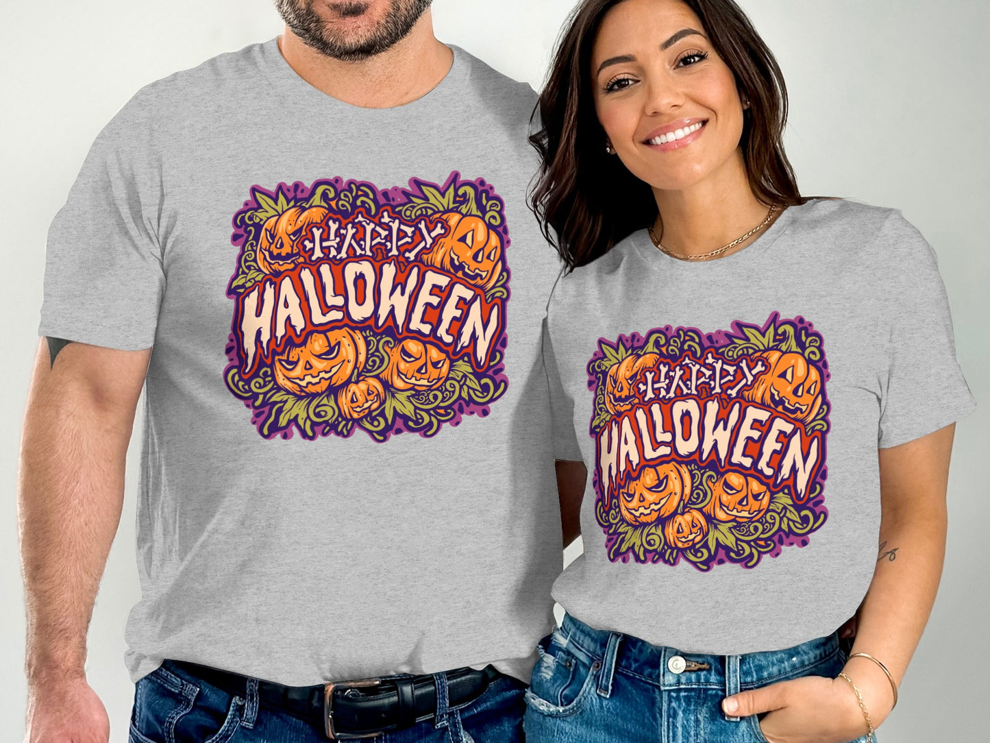 Spooky Happy Halloween Artistic Graphic Shirt product type