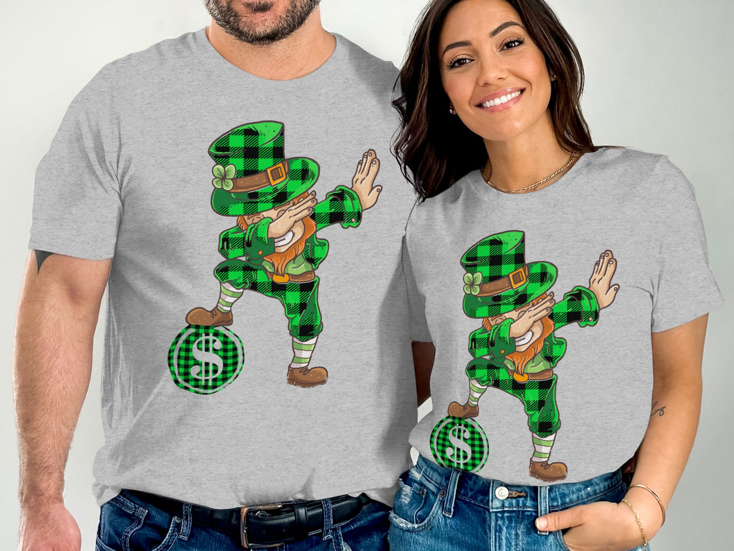 St. Patrick's Day Dab Dance Leprechaun Graphic T-Shirt