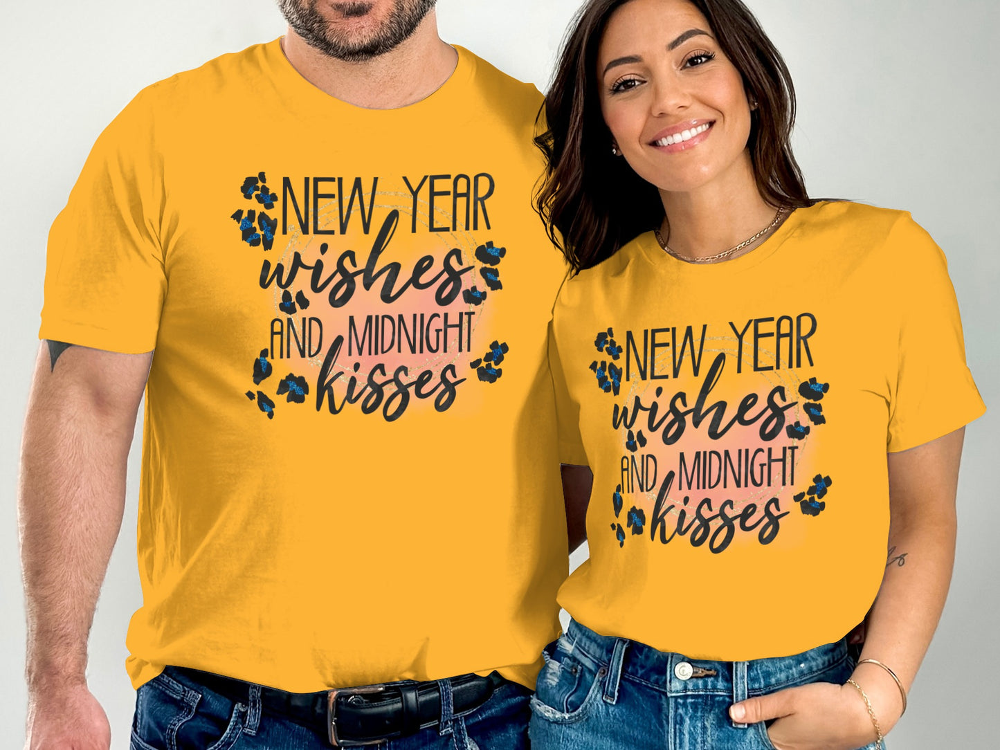 New Year Wishes And Midnight Kisses T-shirt