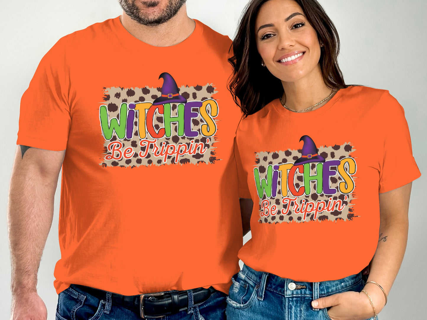 Witches Be Trippin Halloween Themed T-Shirt product