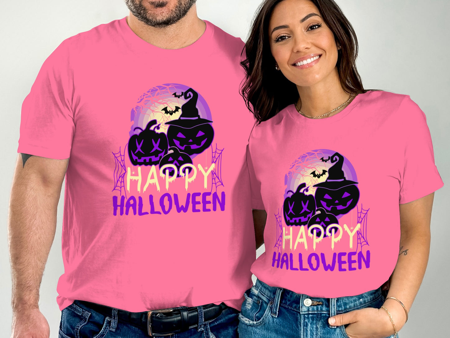 Funny Pink Halloween Shirt Happy Halloween product type