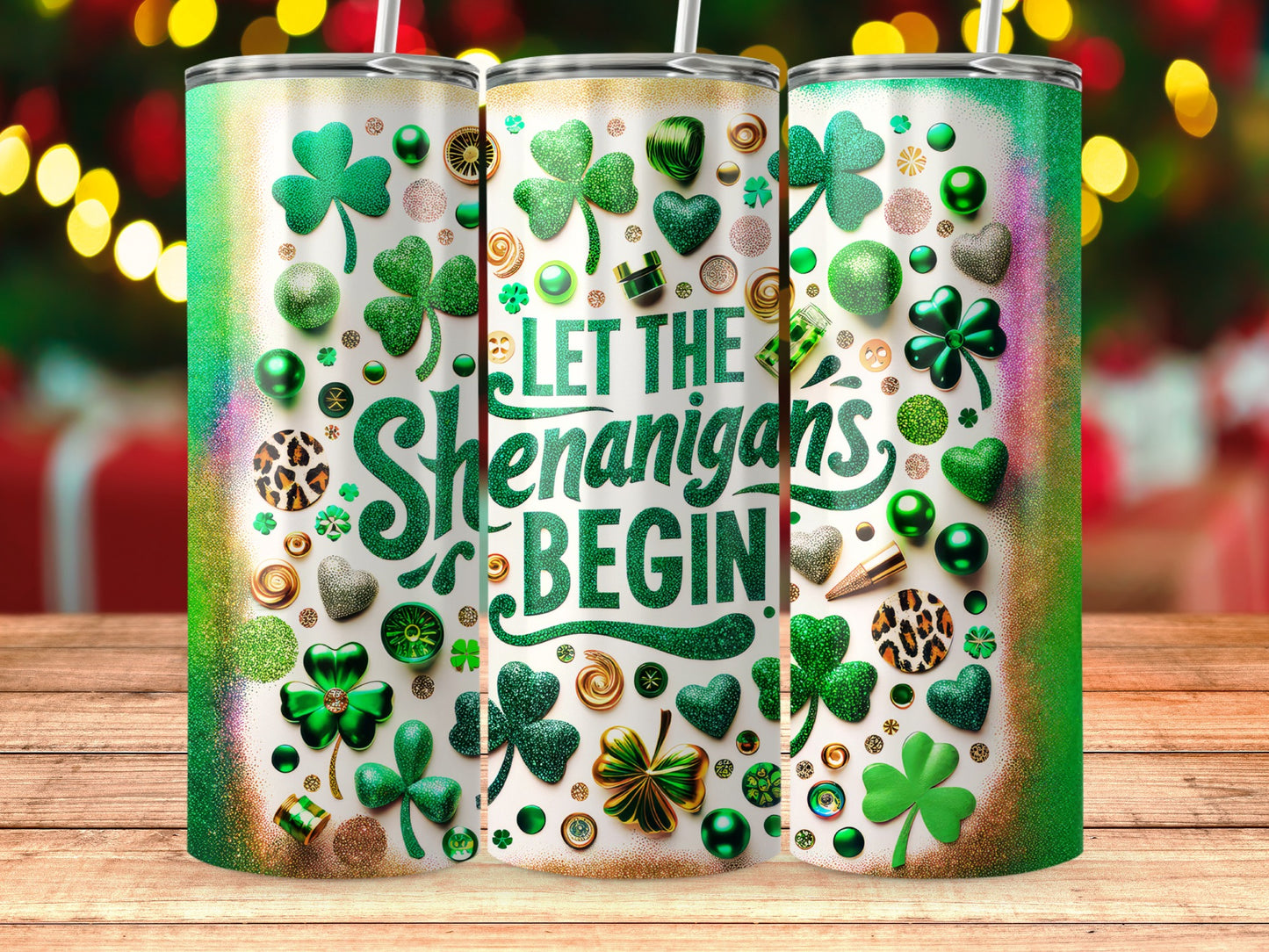 Let the Shenanigans Begin Festive Tumbler for Celebrations