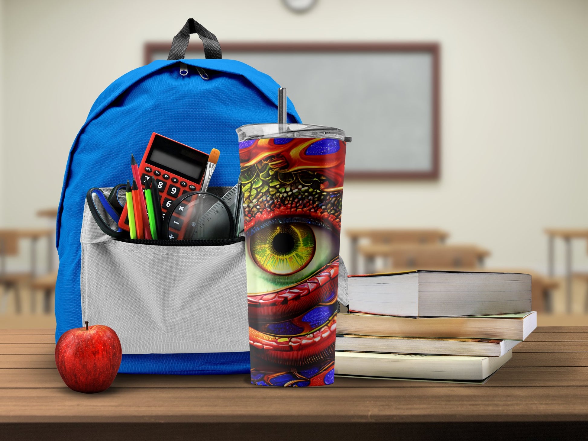 Eye-catching colorful school essentials product type