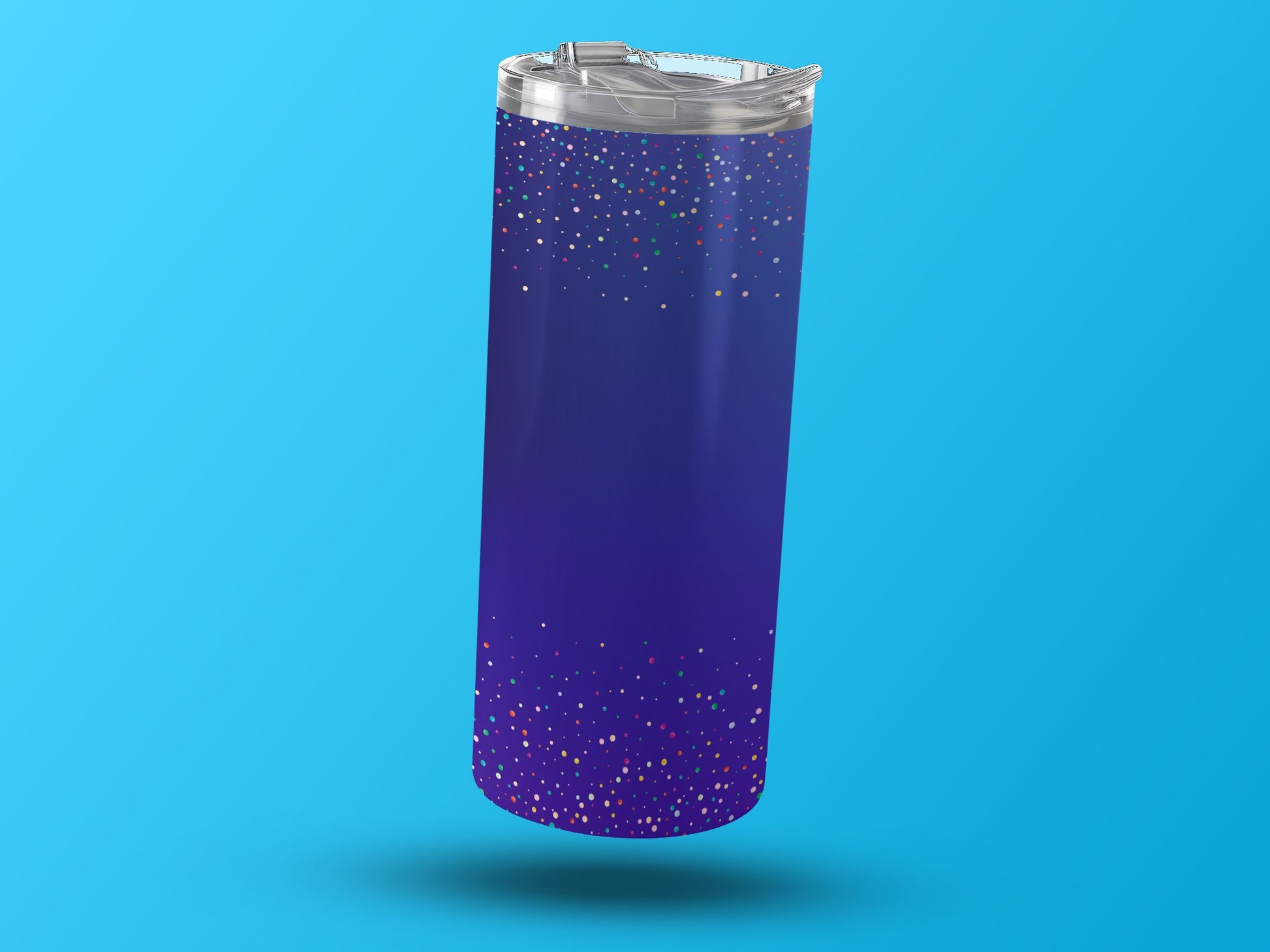 Sparkling Blue Gradient Insulated Tumbler product