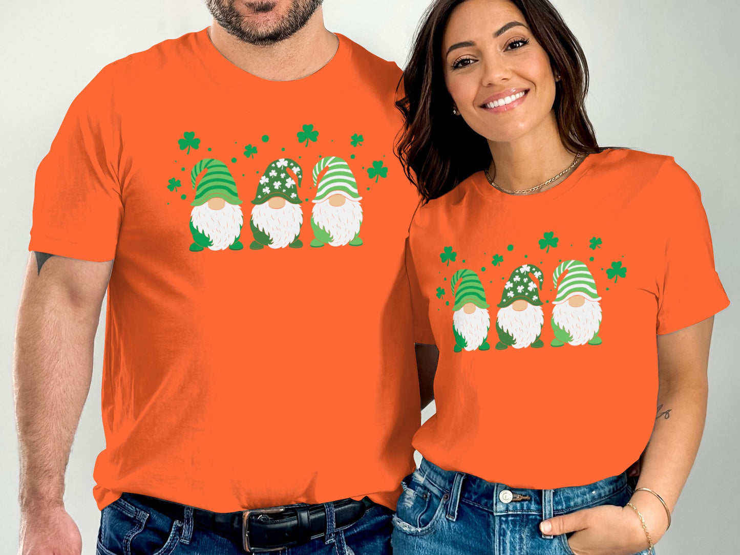 St. Patrick's Day Gnome Graphic Tee Shirt