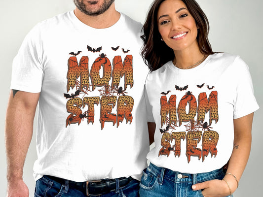 Halloween Themed Momster Print Shirt product type