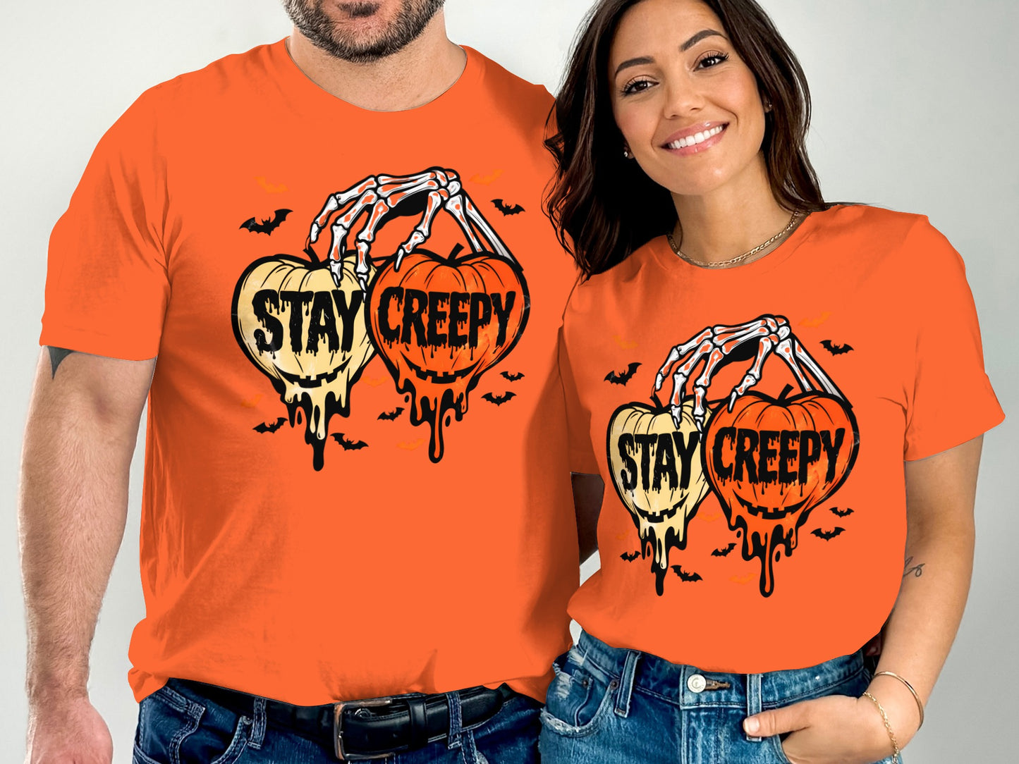 Stay Creepy Skeleton Hands Halloween Shirt product