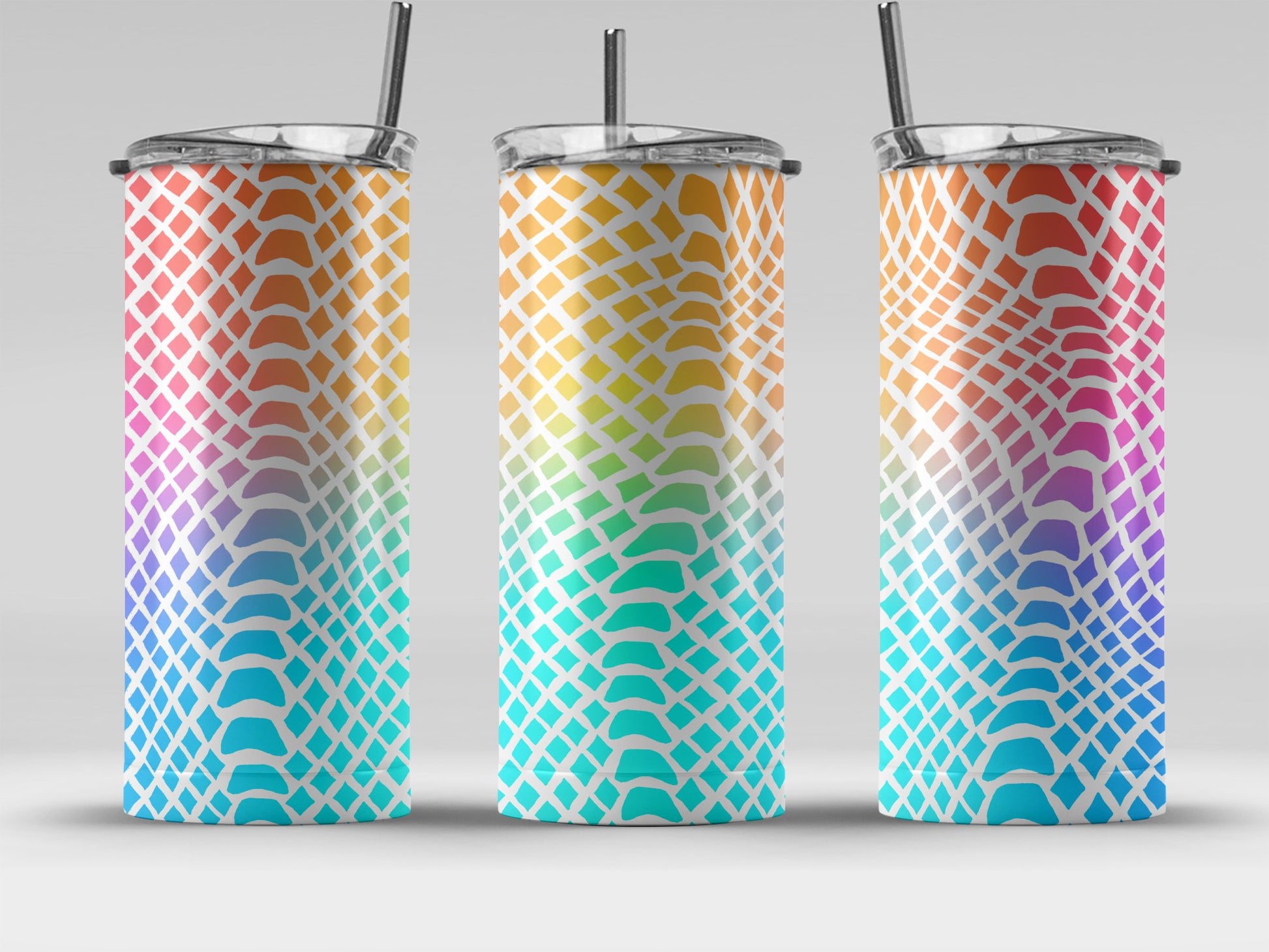 Stylish Colorful Patterned Tumbler for Eye-Catching Product