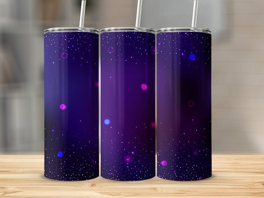Galaxy Night Sky Tumbler with Straw and Lid product type