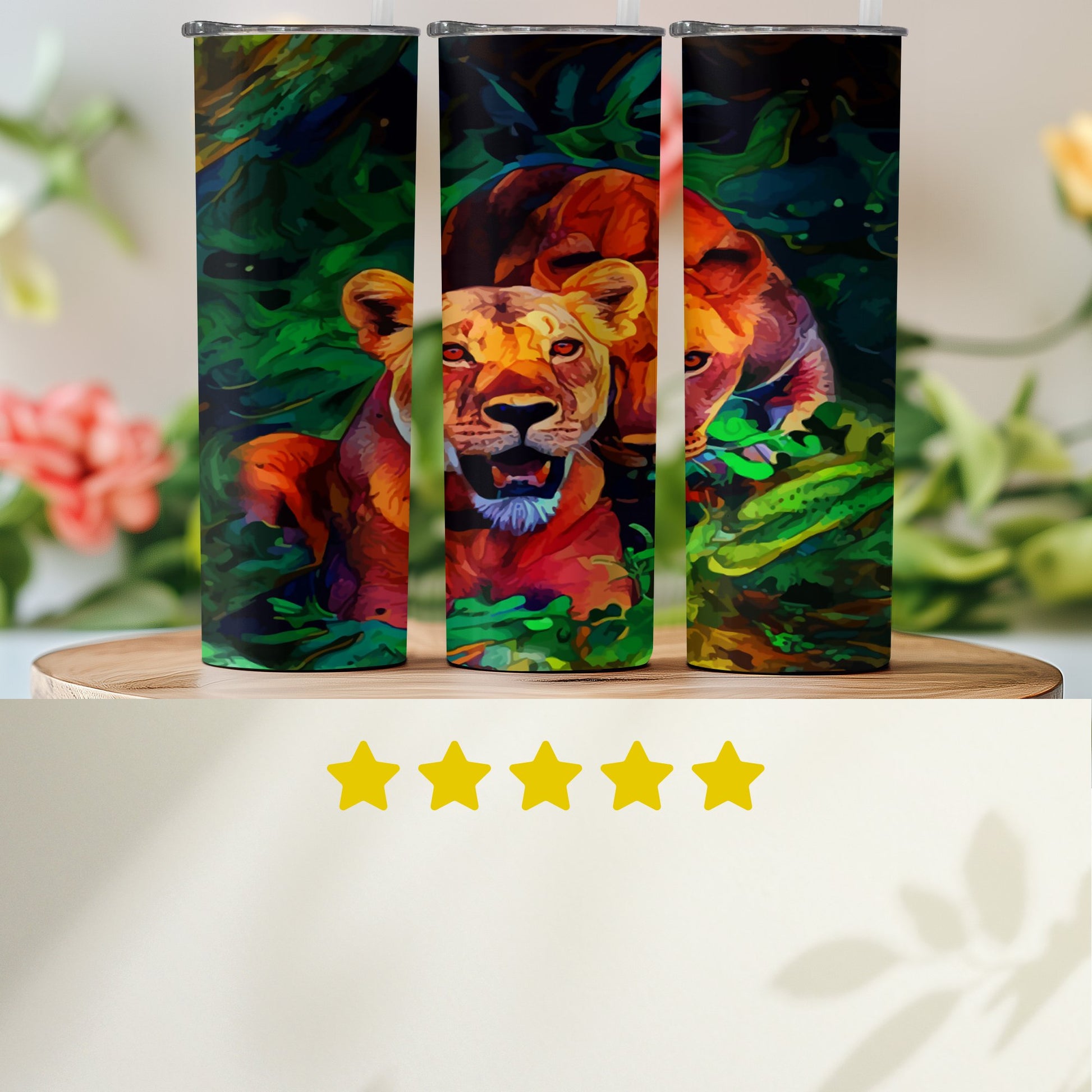 Colorful Lion Pride Insulated Tumbler product