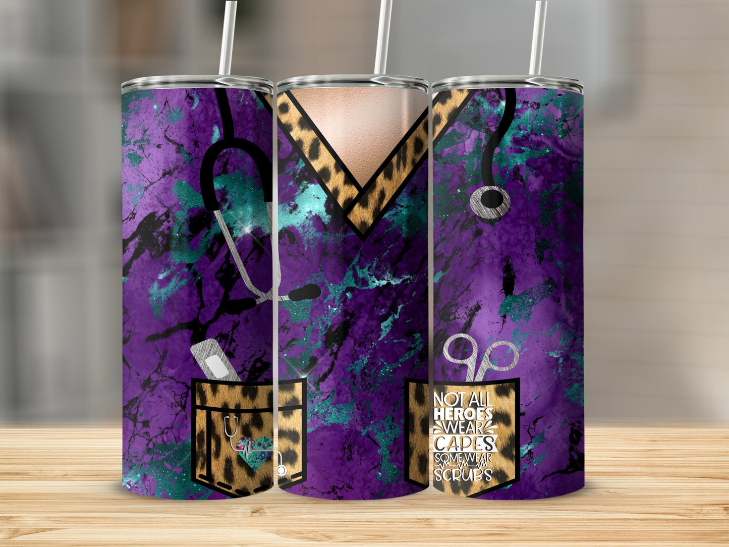 Nurse Theme Not All Heroes Wear Capes Tumbler product
