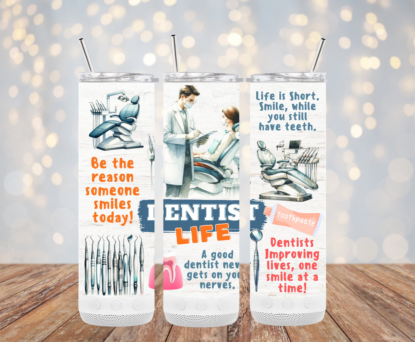 Dentist Life Inspirational Quotes Tumbler product