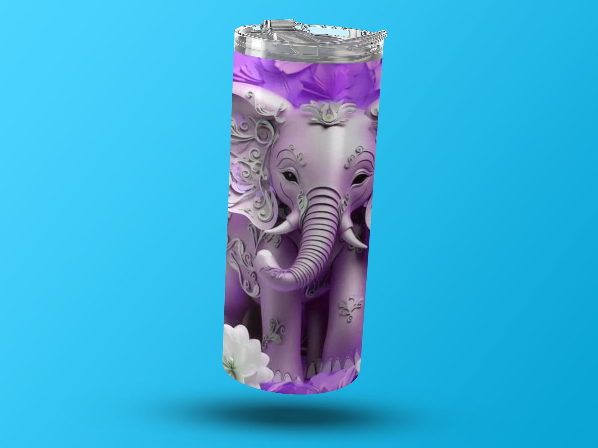 Purple Elephant Design Insulated Tumbler product type