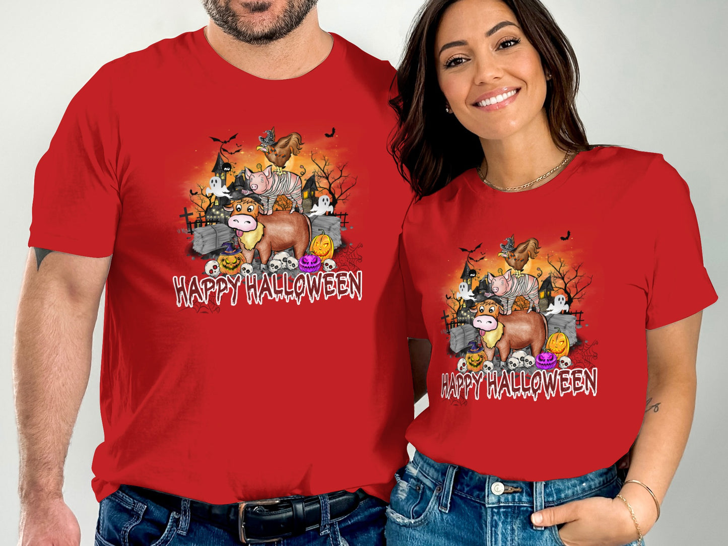 Festive Halloween Themed Apparel for Couples Product Type